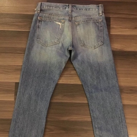 Rag & Bone X Boyfriend Crop Jean Embroidered - Picture 2 of 6